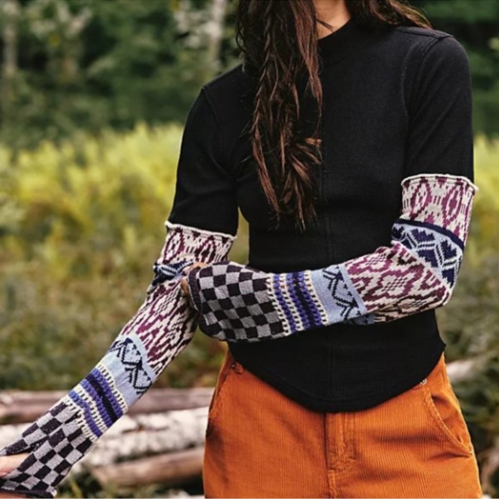 ❌NWT Free People Gorgeous Cuff Thermal Top XS